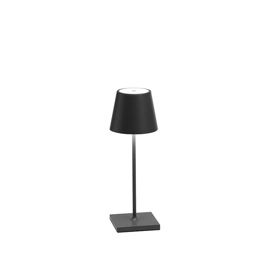 Lampe de table Poldina Mini Dark Grey Zafferano